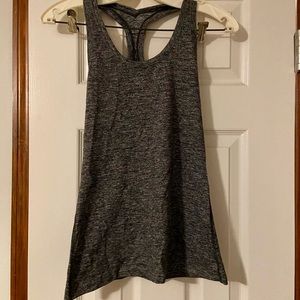 Lululemon Cool Racerback II Heathered Black